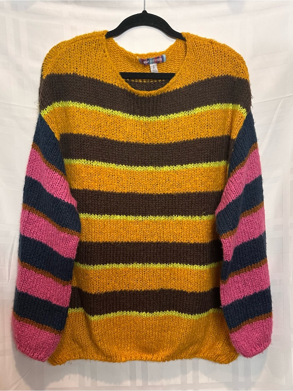Vibrant Urban Outfitters Y2K
Style Striped Chunky Knit
Sweater